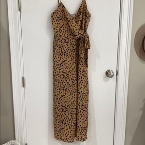 Cheeta print jumpsuit